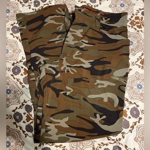 MENS WRANGLER OUTDOOR CAMO PANTS